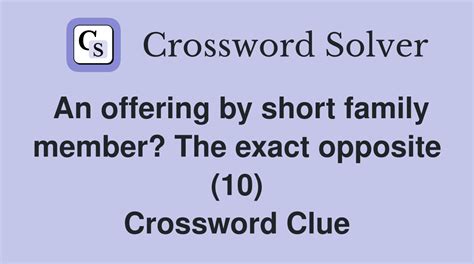 exact crossword clue|More.